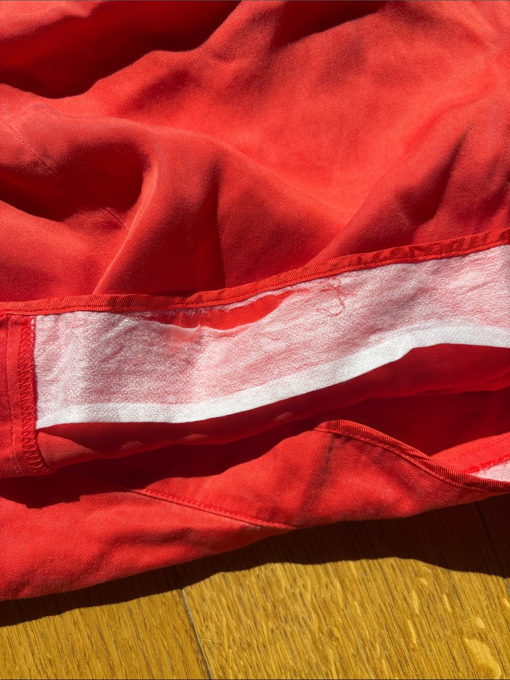 Orange Draped Pencil Skirt - By Malene Birger - Picture 5 of 7